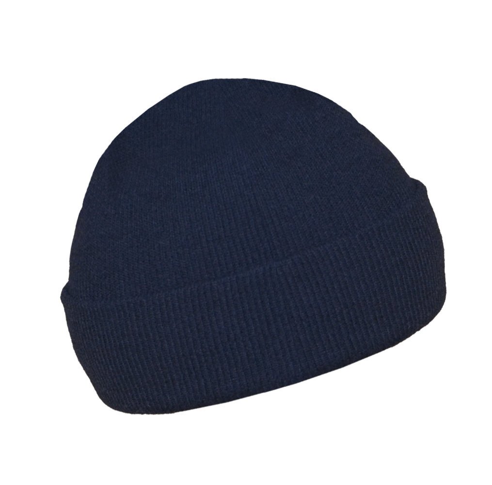 Kepurė, 100 % akrilino, tamsiai mėlynos sp.