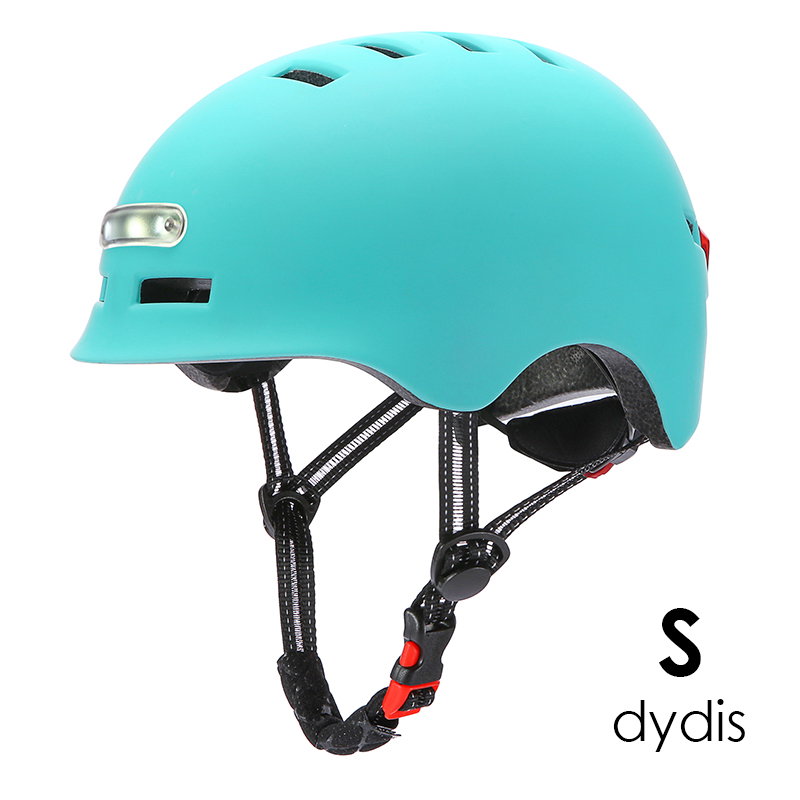 Šalmas Beaster BS02HBUS, S dydis, mėlynas, su LED lemputėmis-0