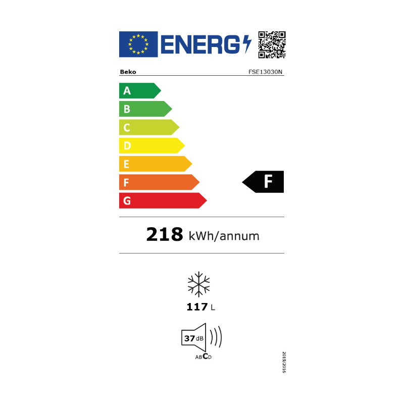 Šaldiklis BEKO FSE13040N - 3