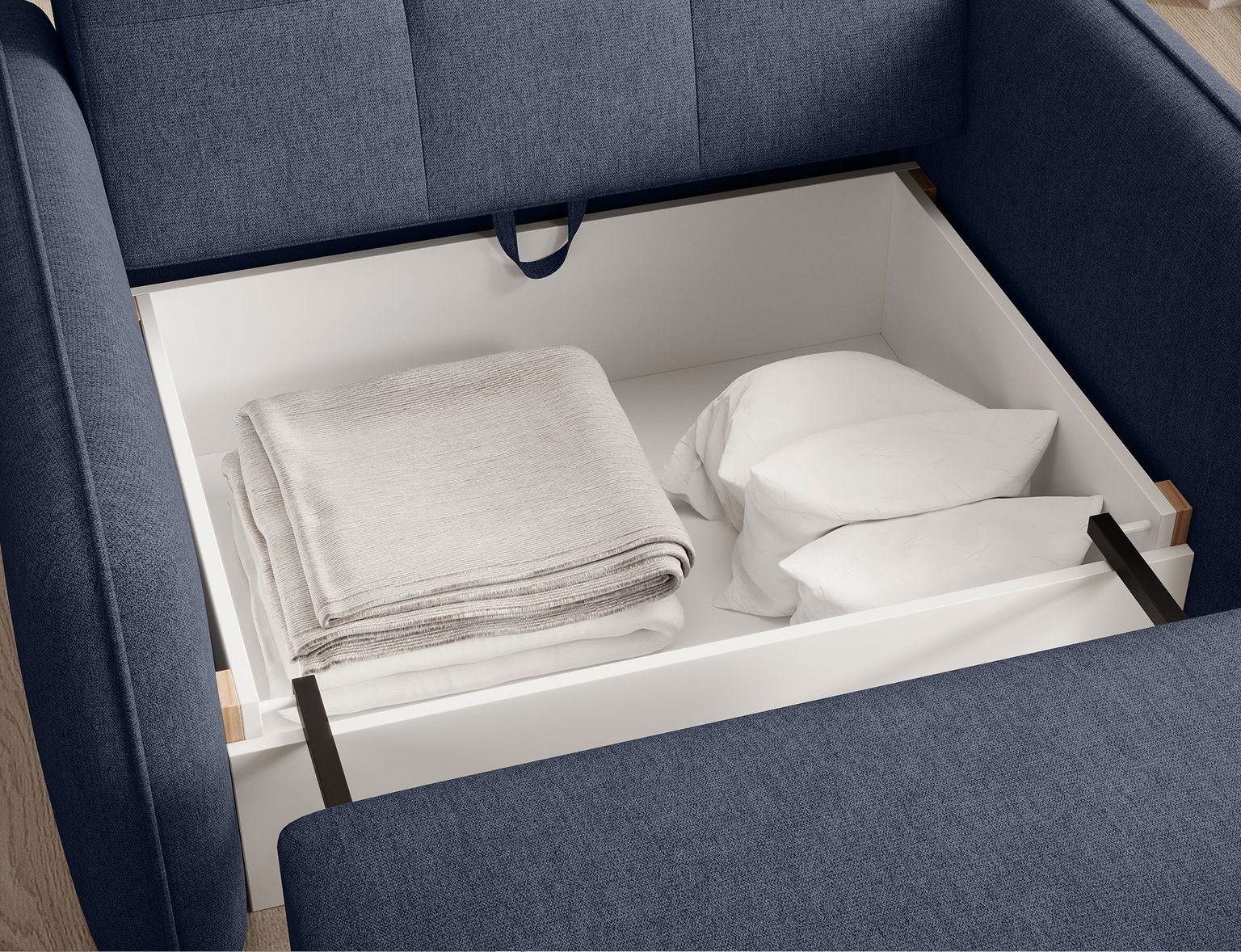 Sofa Laine 1,  tamsiai mėlyna - 5