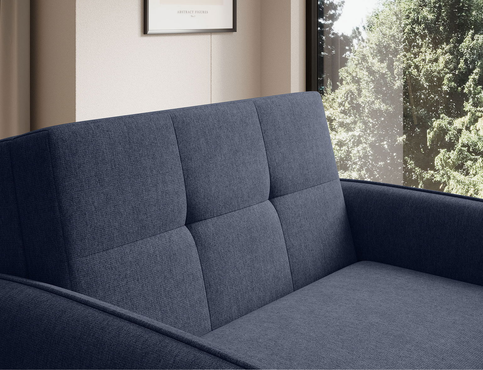 Sofa Laine 1,  tamsiai mėlyna - 6