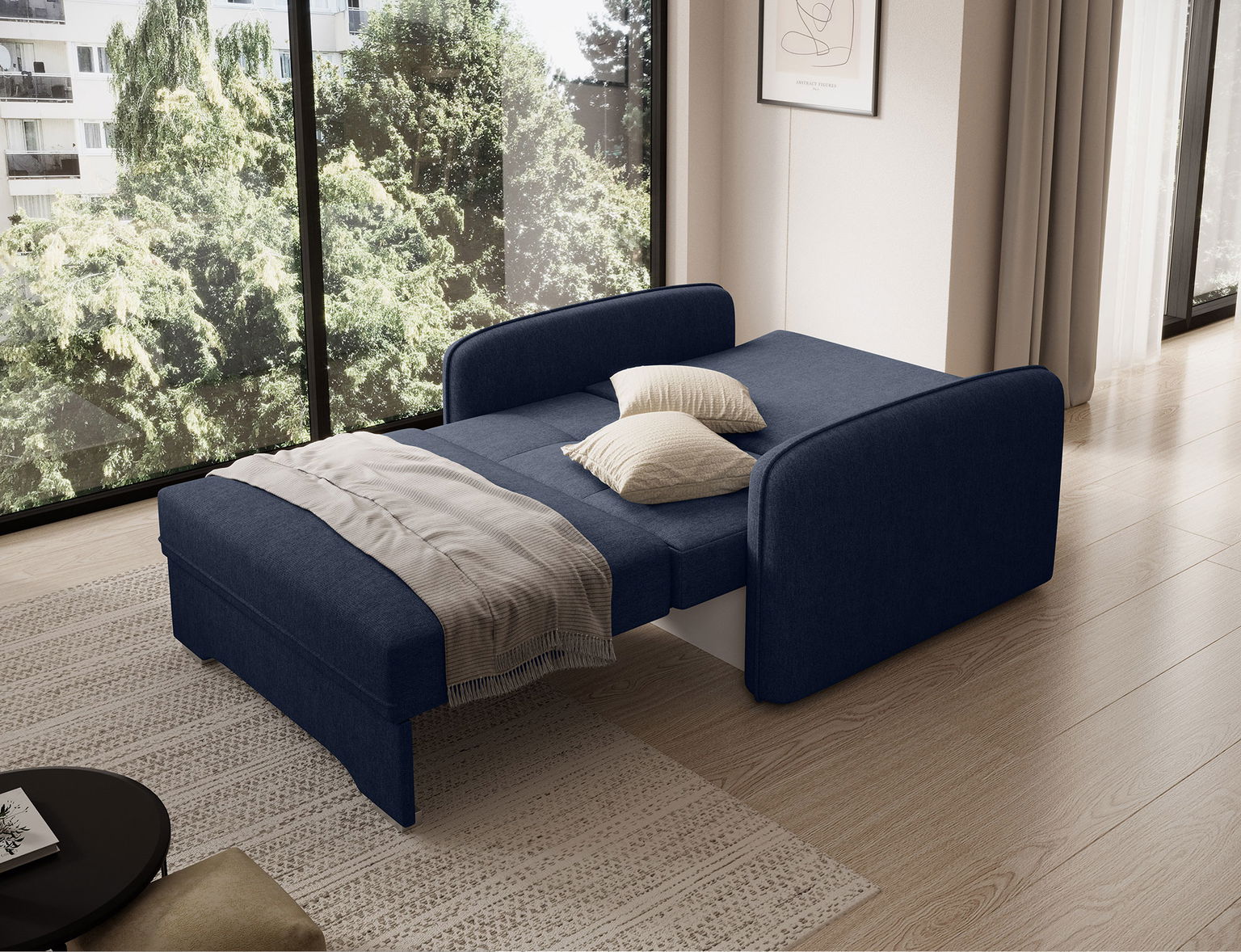 Sofa Laine 1,  tamsiai mėlyna - 3