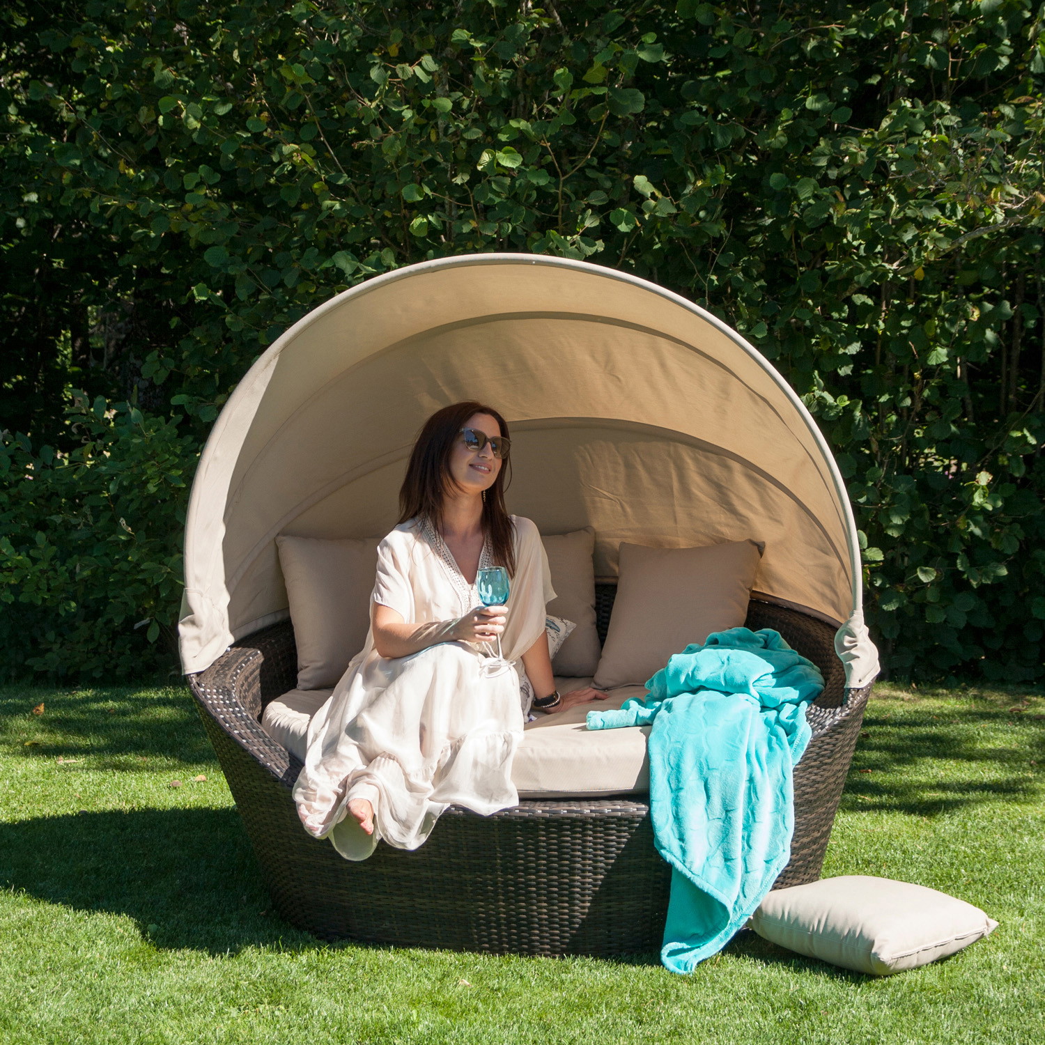 Lauko sofa MINI MUSE, 160 x 130 x 70 cm - 3