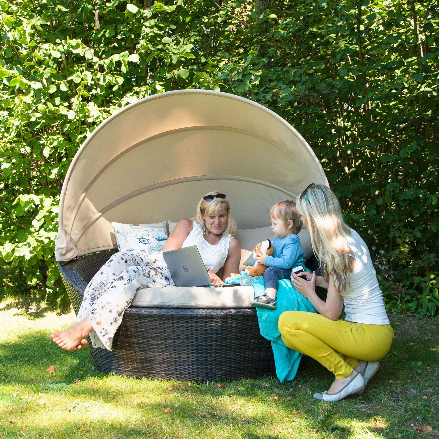 Lauko sofa MINI MUSE, 160 x 130 x 70 cm - 4