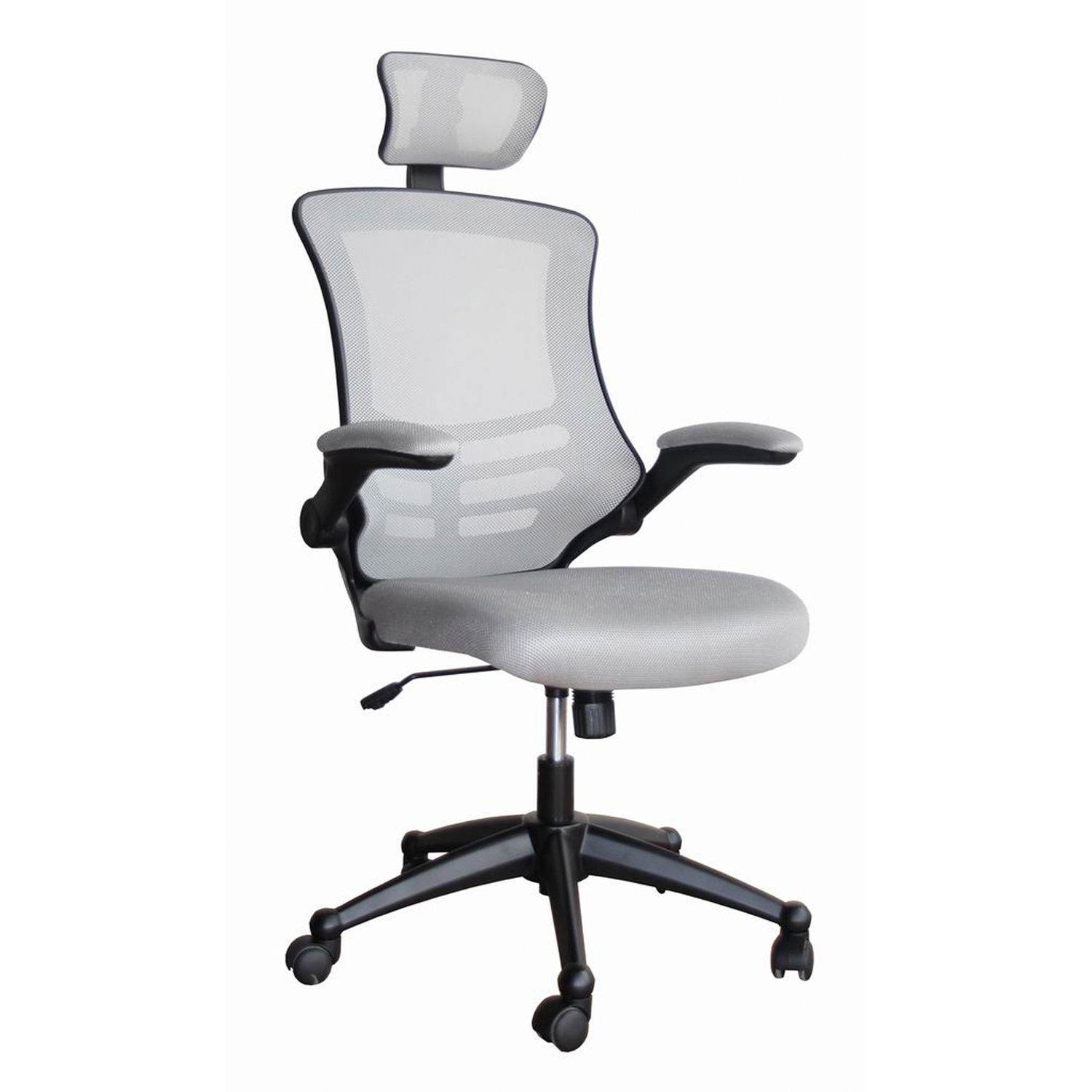 Biuro kėdė RAGUSA, 66.5x51x117-126 cm, pilka-0