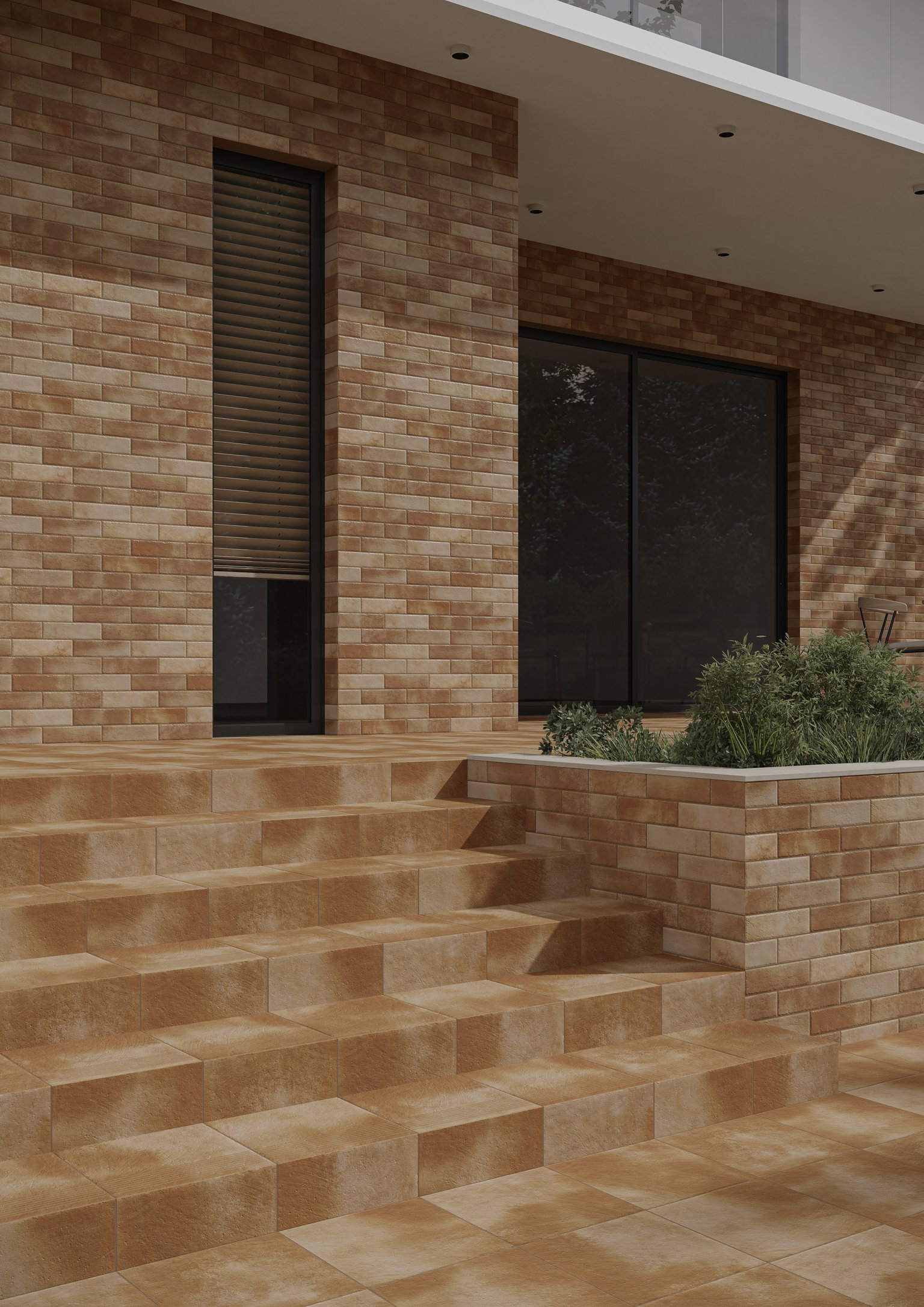 Klinkerio plytelės SANDRIS BEIGE ELEWACJA STRUKTURA, 24,5 x 6,6 cm-1