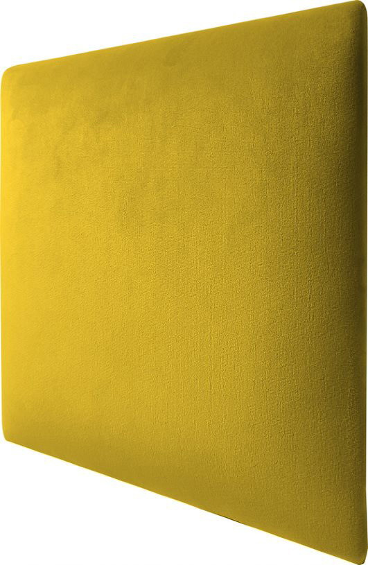 Minkštos tekstilinės sienų dangos SOFTI 30x30, geltonos spalvos-1