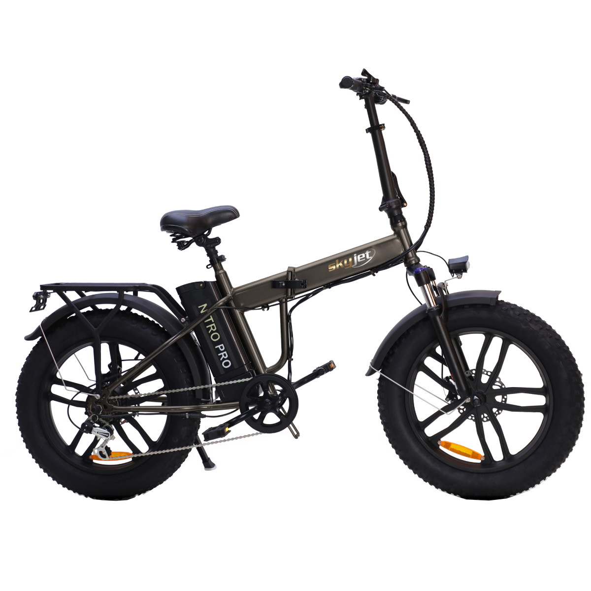 Elektrinis dviratis SKYJET 20 Nitro Pro ruda - 1