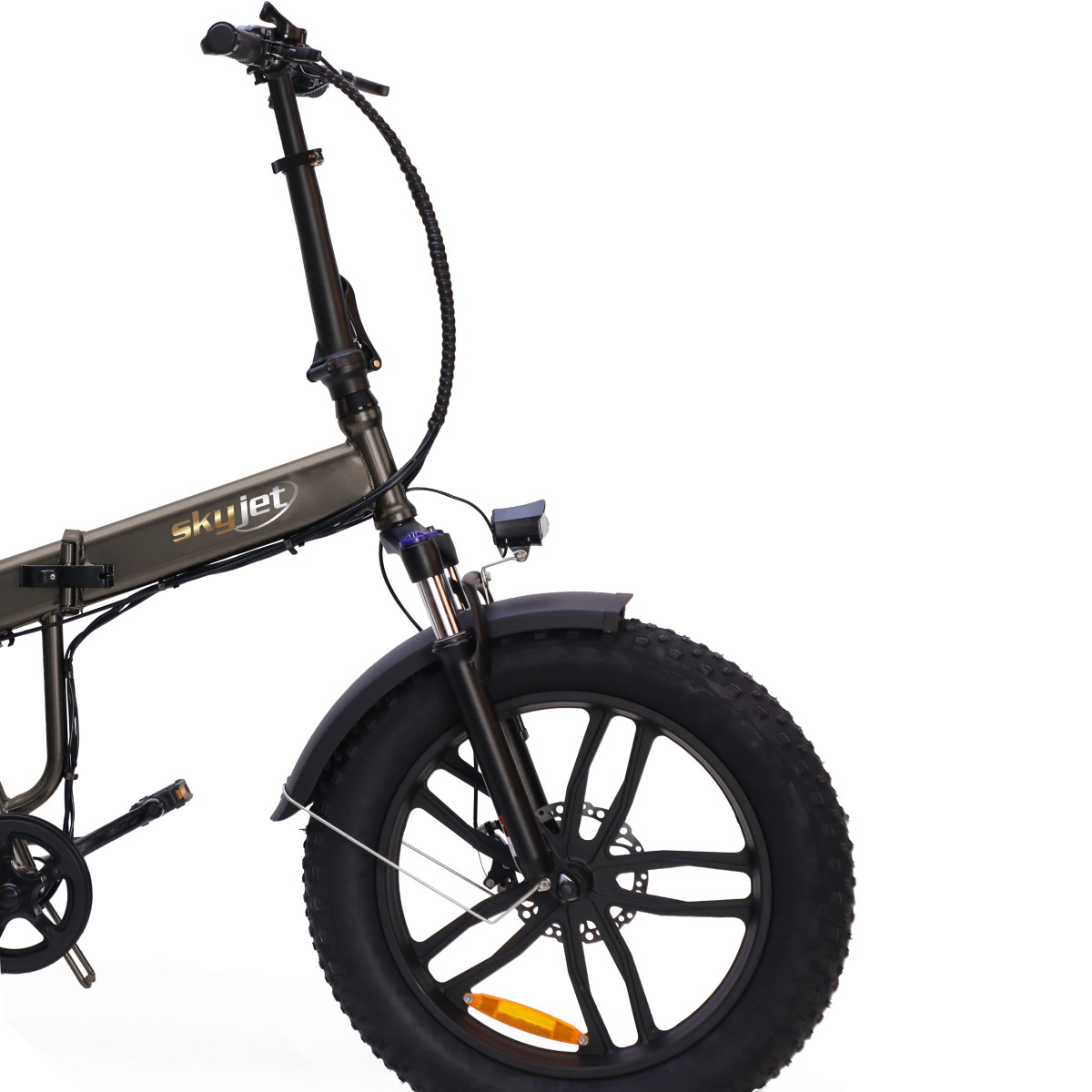 Elektrinis dviratis SKYJET 20 Nitro Pro ruda - 3