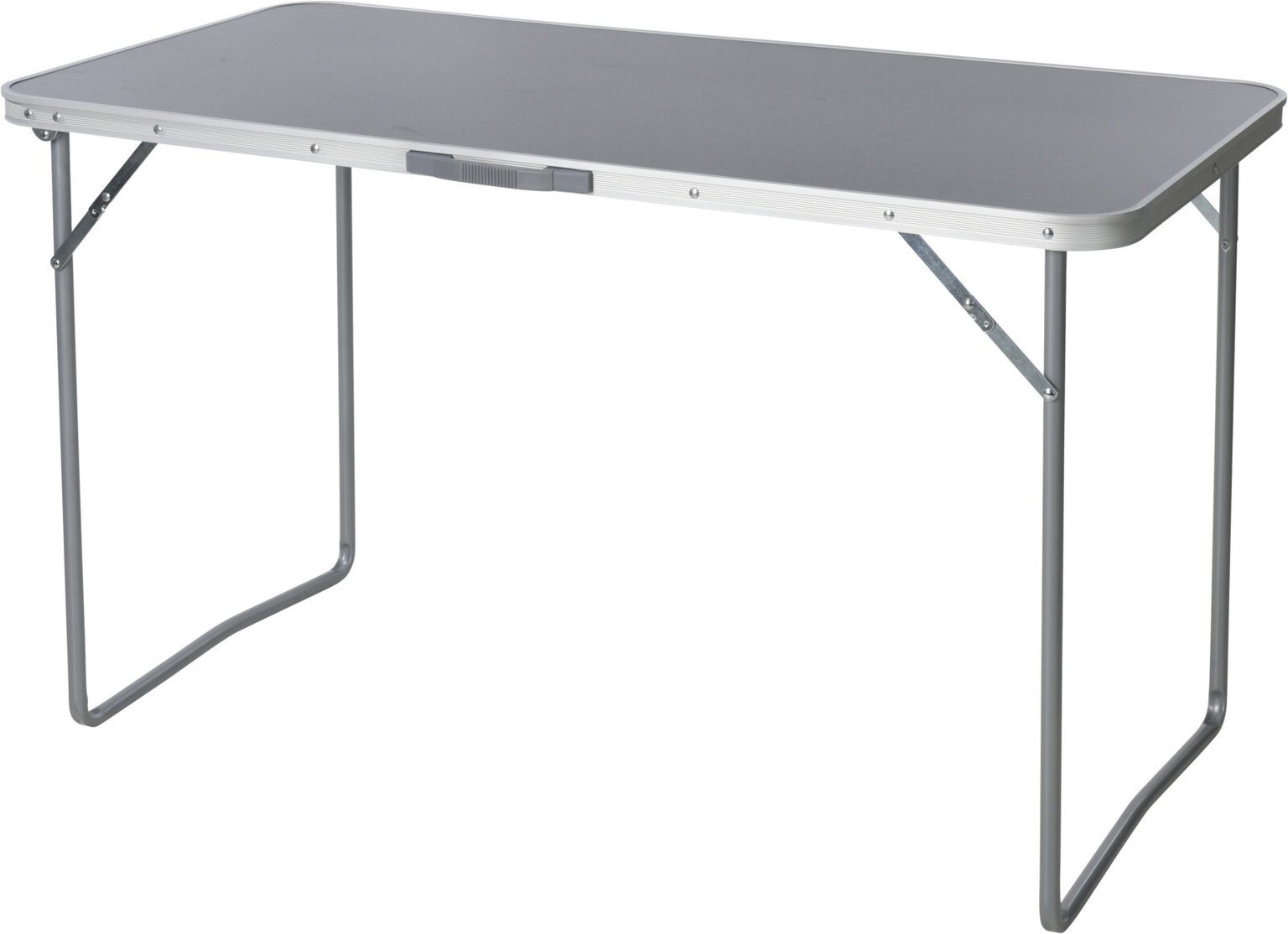 Turistinis sulankstomas staliukas, 120 × 60 x 70 cm, pilkos sp.-0