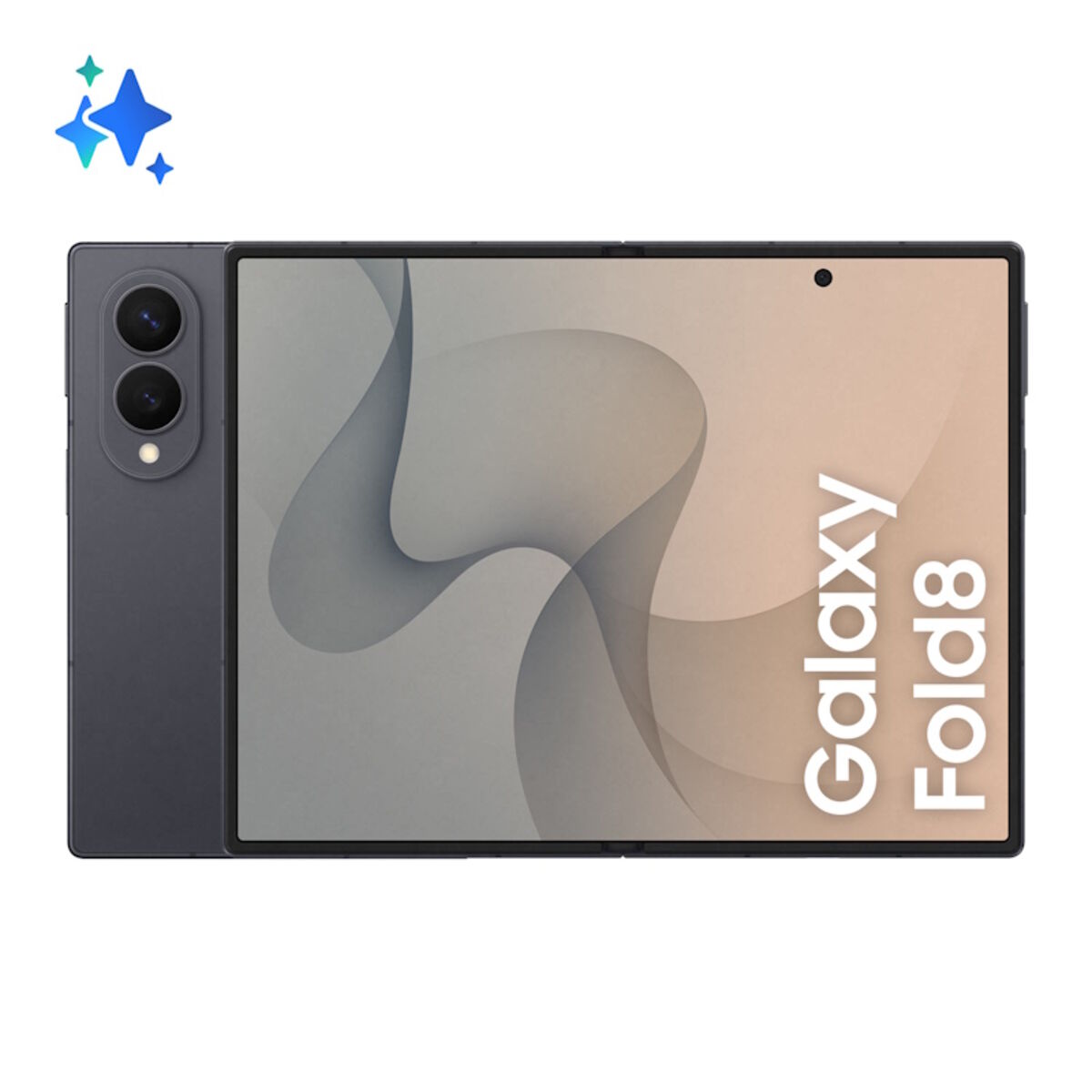 Mobilusis telefonas Samsung Galaxy Fold8 5G 1TB, tamsiai pilkas-0