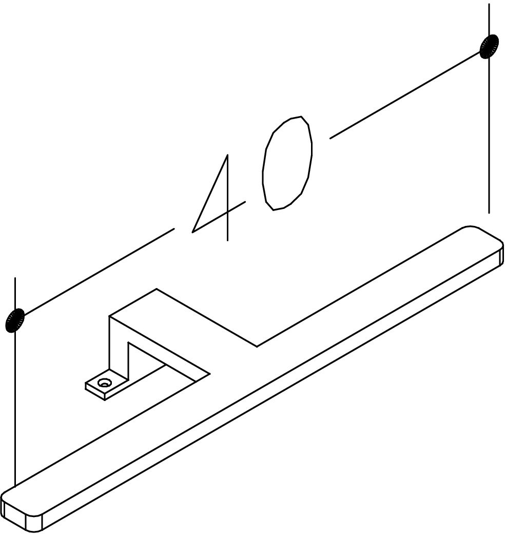 LED apšvietimas veidrodžiui KEEN, 30 cm-1