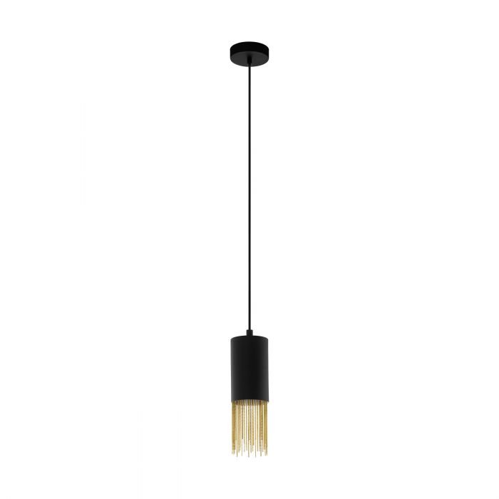 Pakabinamas šviestuvas EGLO COUNUZULUS, 1 x E27, max 40 W, juodos sp., h110 cm