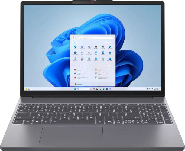 Nešiojamas kompiuteris Lenovo IdeaPad Slim 3 15ARP10, 15.3 WUXGA, AMD Ryzen 7 170, RAM 16GB, 512GB SSD, AMD Radeon 680M Graphics, Windows 11 Home, Luna Grey-0