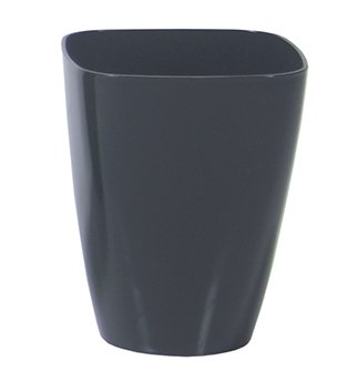 Plastikinis vazonas COUBI, juodos sp., 13 x 13 x 16,5 cm