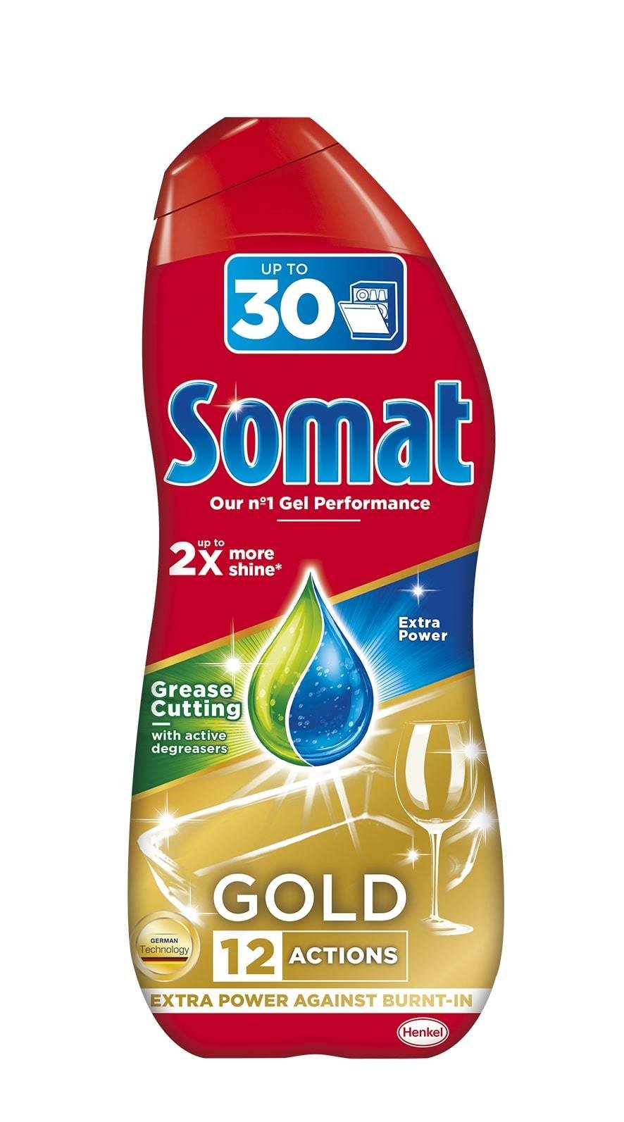 Indaplovių gelis SOMAT Gold Exellence, 30 skalbimų, 540 ml