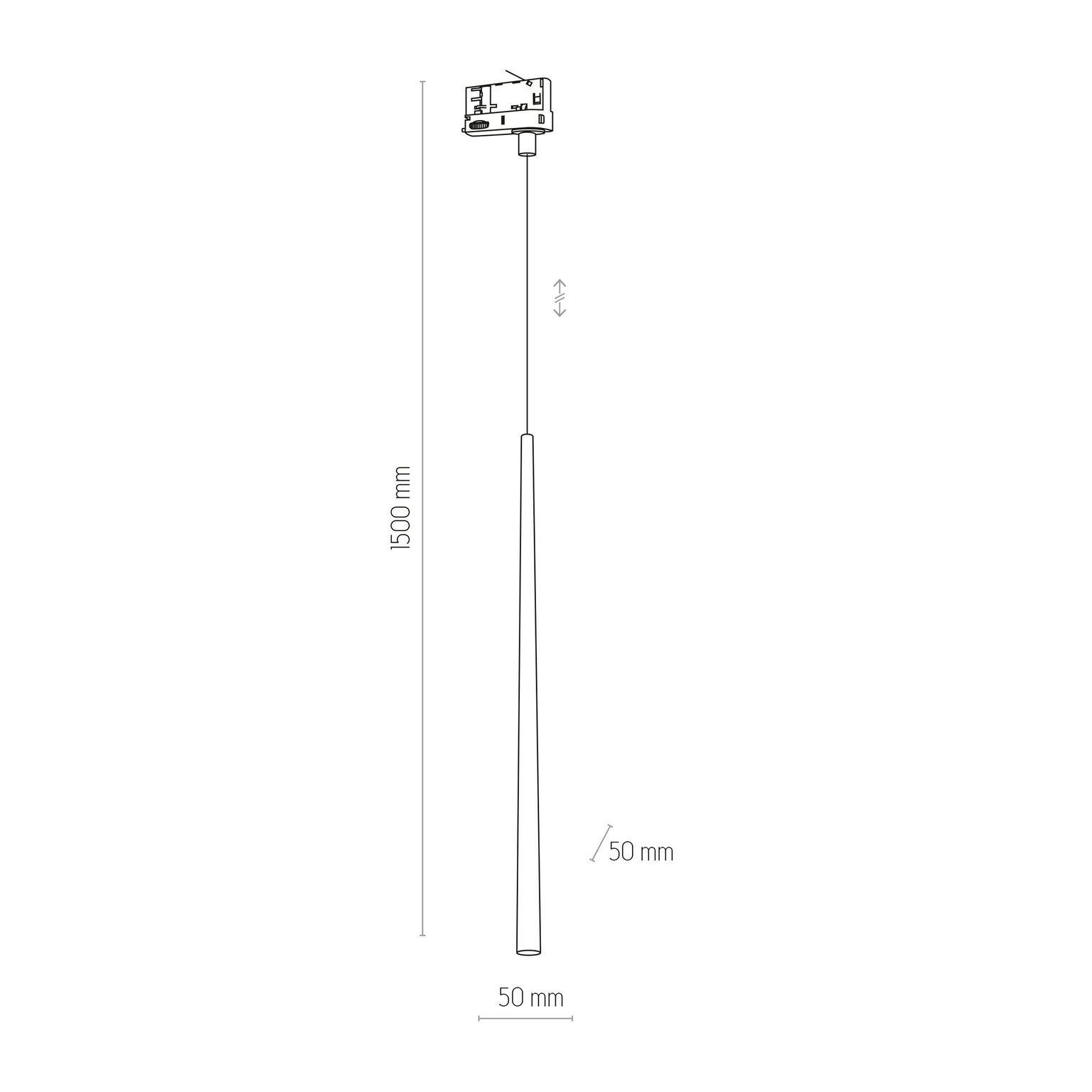 Taškinis šviestuvas TK LIGHTING TRACER PIANO BLACK, 1 x G9 max 6W - 3