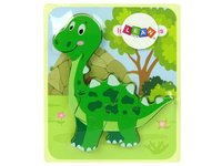 Medinė dėlionė Dinozauras, žalias - 4