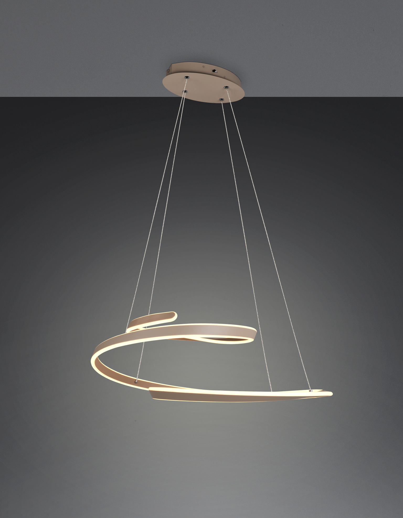 Pakabinamas LED šviestuvas TRIO ARLINGTON, 55W, 2300-4000K, 6600lm, 80x60x150cm-0