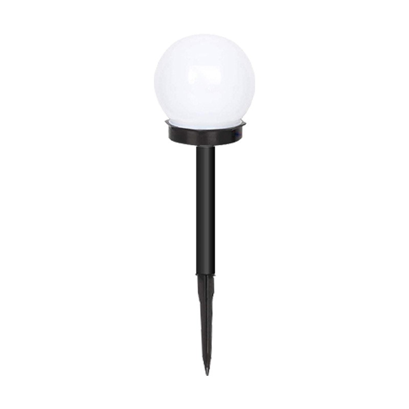 Įsmeigiamas LED lauko šviestuvas BURBULAS, įkraunamas saulės energija, ø10x35 cm-0