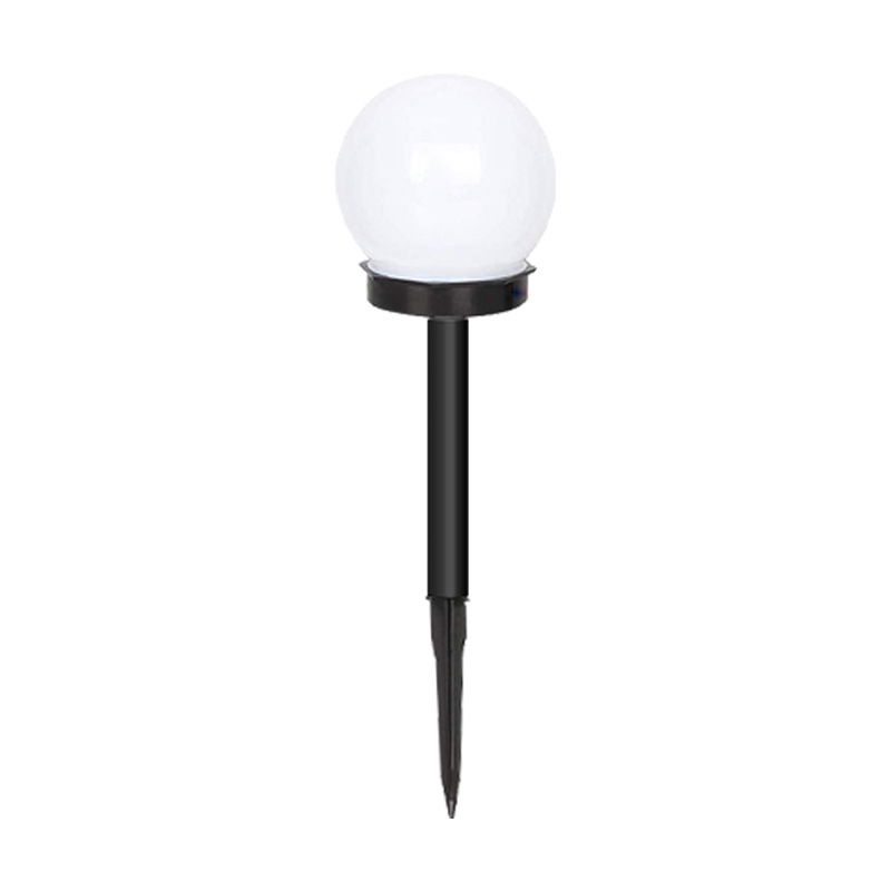 Įsmeigiamas LED lauko šviestuvas BURBULAS, įkraunamas saulės energija, ø10x35 cm-0
