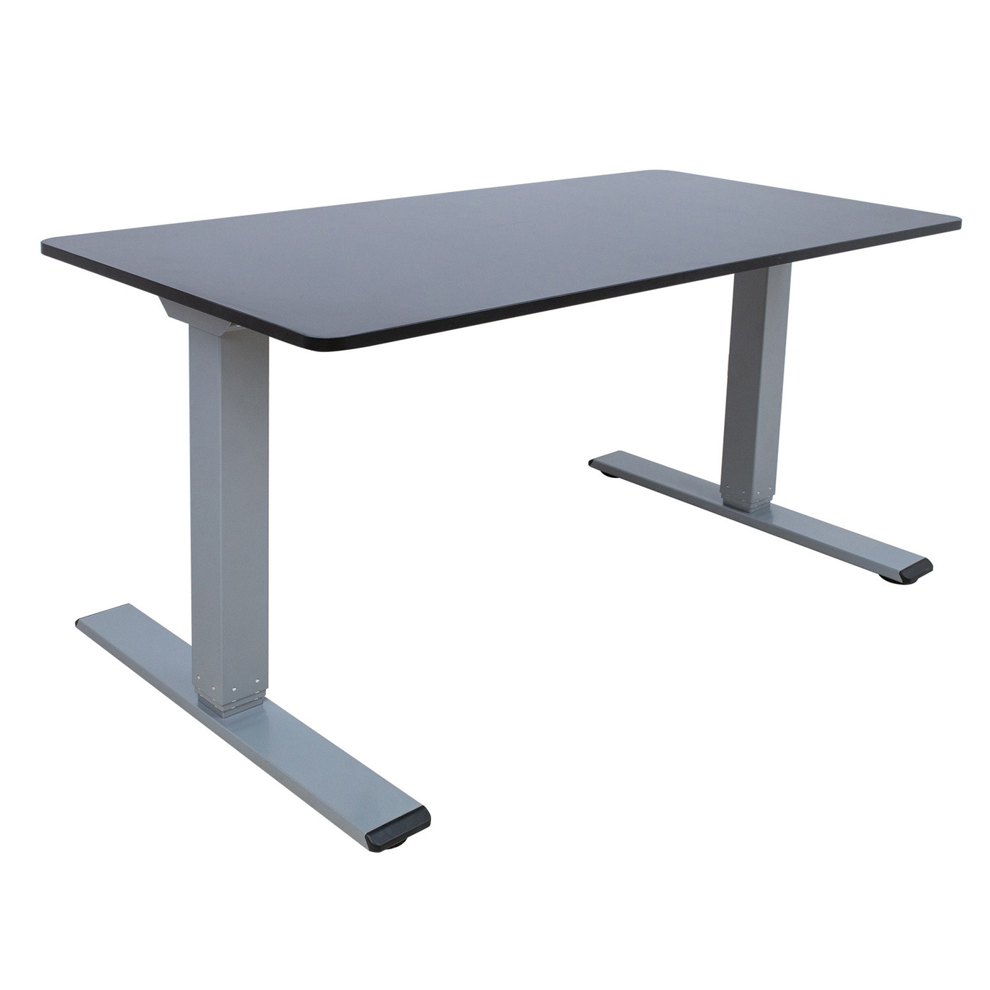 Rašomasis stalas su pakėlimo mechanizmu ERGO OPTIMAL, 140x80 cm, juodas-0