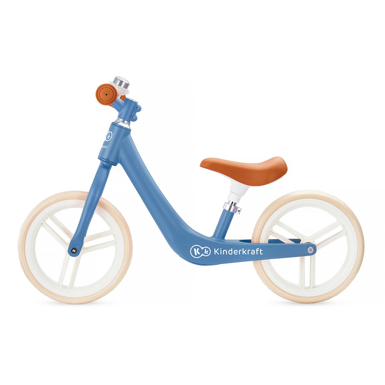 Balansinis dviratis KINDERKRAFT Fly Plus, mėlynas - 8