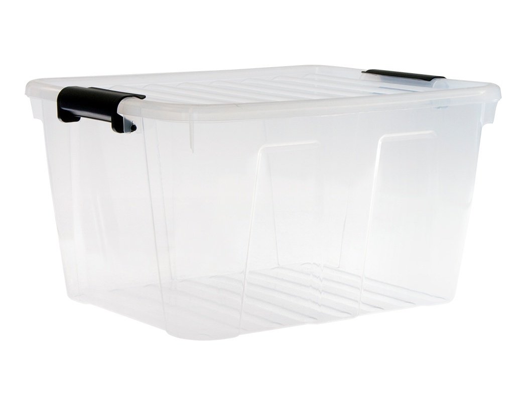 Daiktadėžė PLAST TEAM HOME BOX, su dangčiu, 47 x 36 x 25,2 cm, 30 L