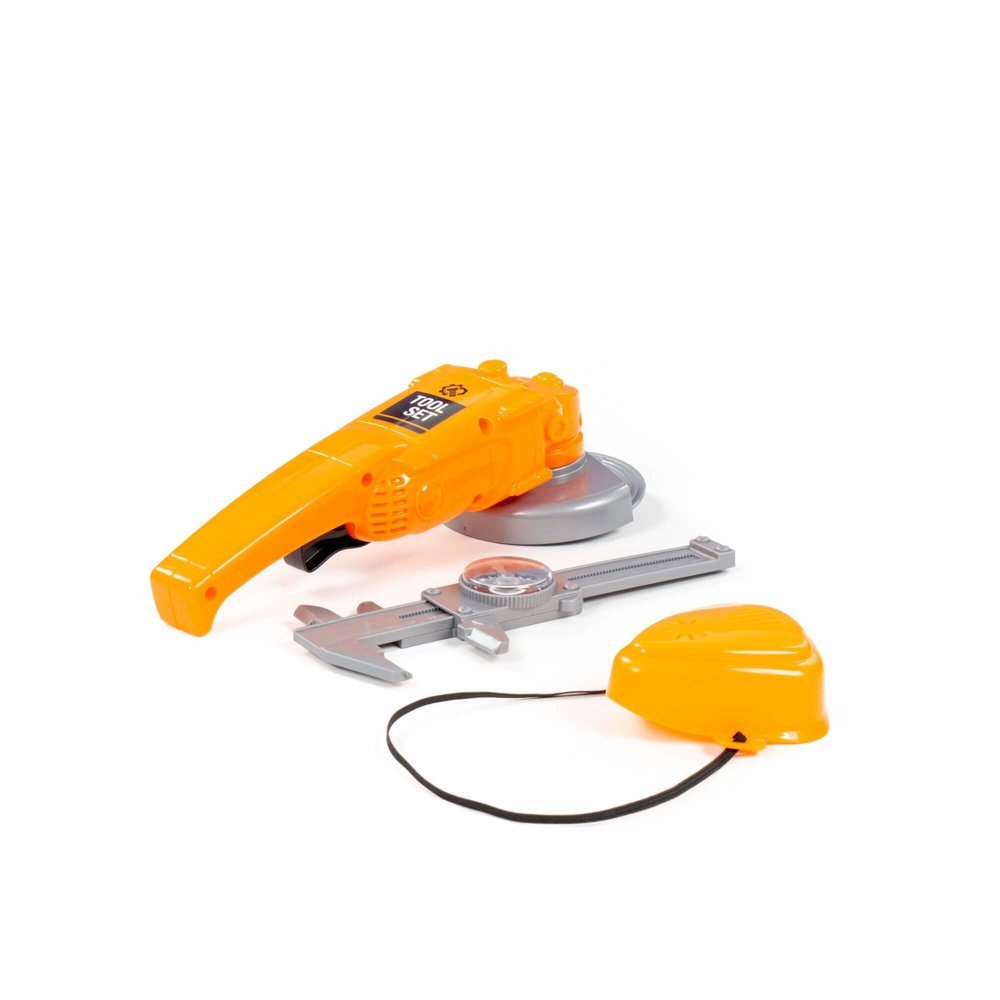 Įrankių rinkinys: šlifuoklis, apsauginis respiratorius ir slankmatis - 7