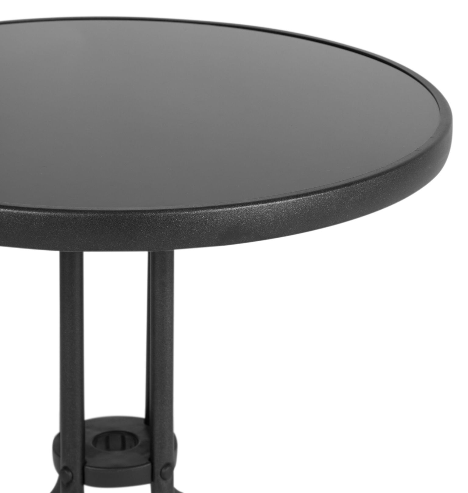 Lauko stalas Laimis, 60 cm, juodas-1