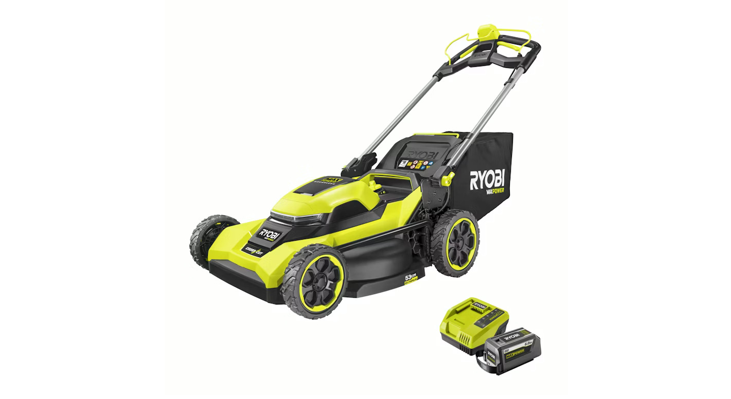 Akumuliatorinė vejapjovė RYOBI ONE+ RY36LMXSP53B-160, 36 V, 6,0 Ah