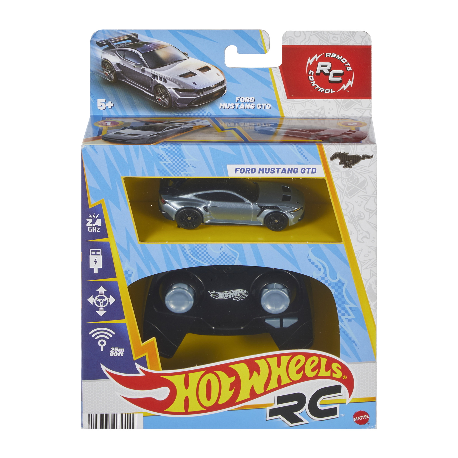 RC automodelis Hot Wheels „Ford Mustang GTD“ - 7