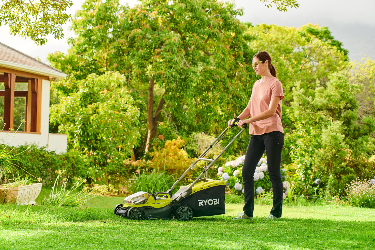 Akumuliatorinė vejapjovė RYOBI ONE+ RY18LM37A-140, 18 V, 4,0 Ah, 37 cm, 45 l - 5