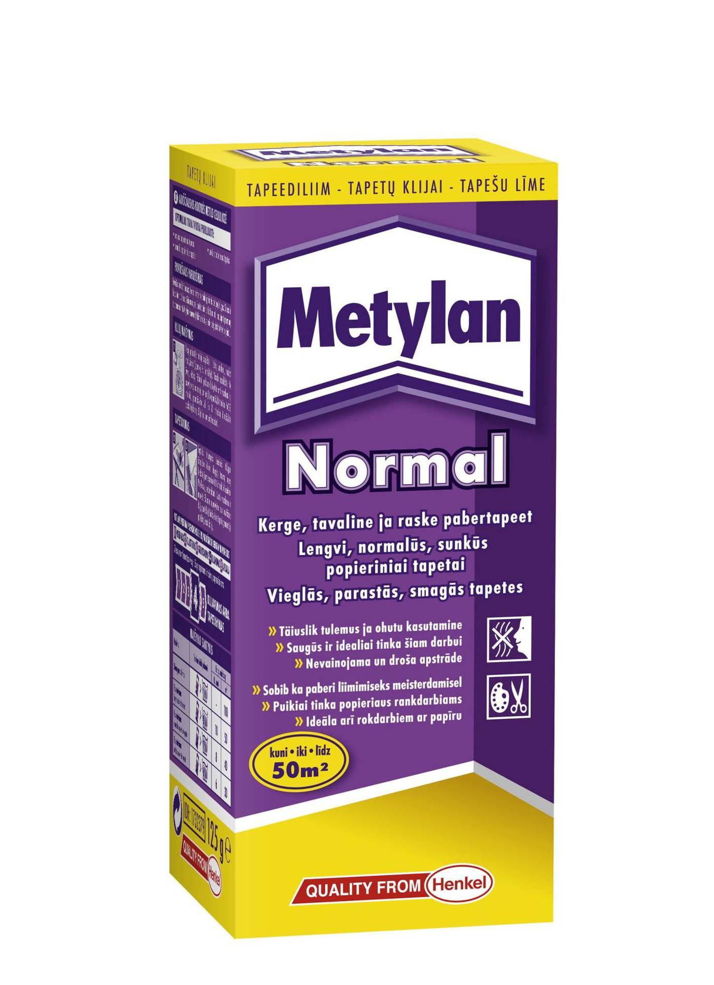 Klijai popieriniams tapetams METYLAN Normal, 125g-0