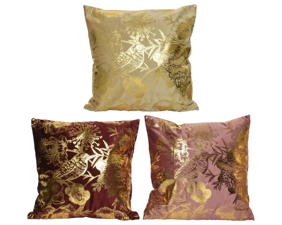 Dekoratyvinė pagalvė DECORIS, 3 - jų spalvų, 43 x 43 cm, 100 % poliesteris