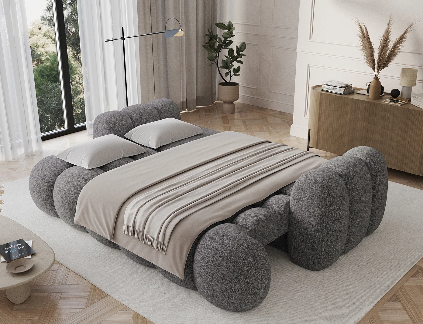 Sofa Cotonn 04PAO, pilka - 5