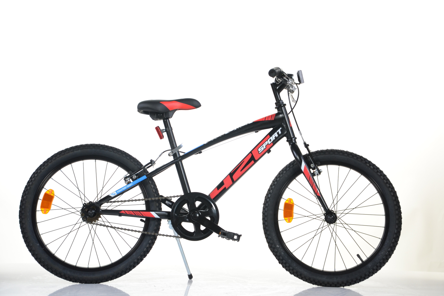 Vaikiškas dviratis Aurelia 420U Sport, 20", juodas-0