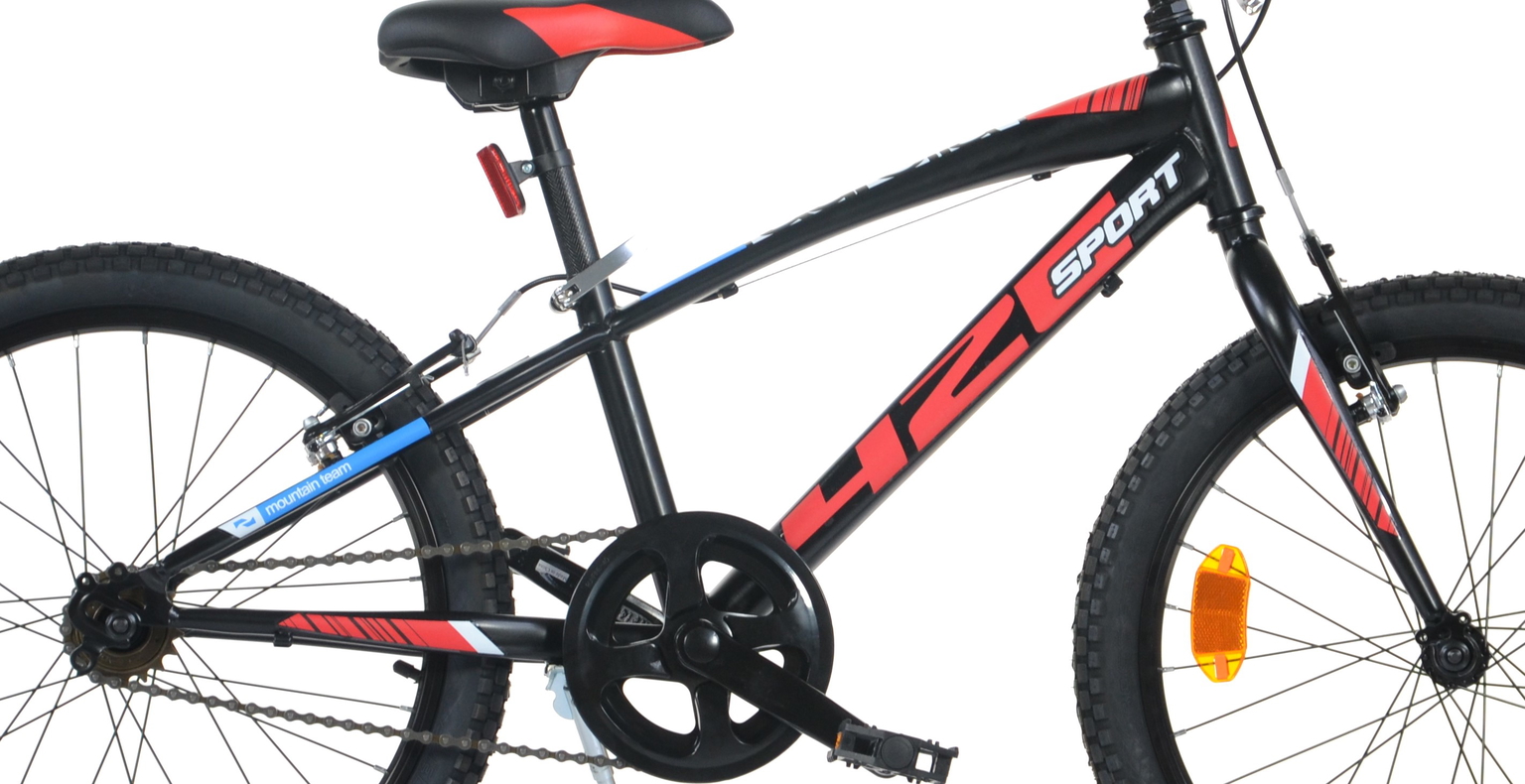 Vaikiškas dviratis Aurelia 420U Sport, 20", juodas - 4