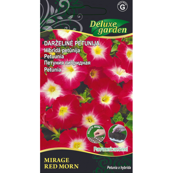 Darželinių petunijų sėklos MIRAGE RED MORN, 10 vnt-0