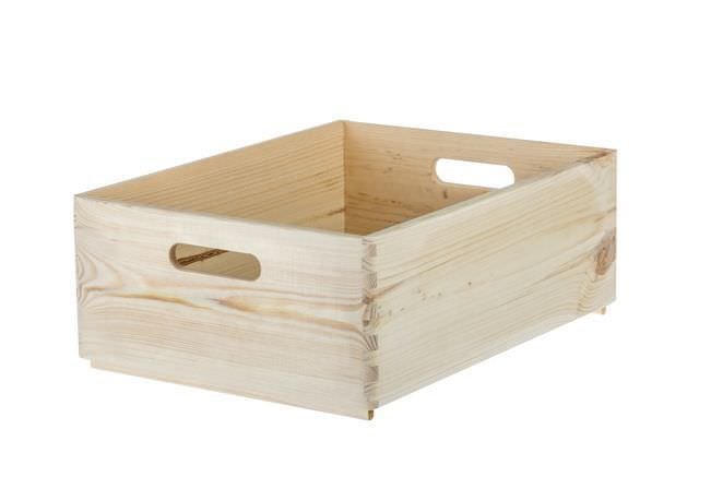 Medinė dėžė, 40 x 30 x 13,5 cm