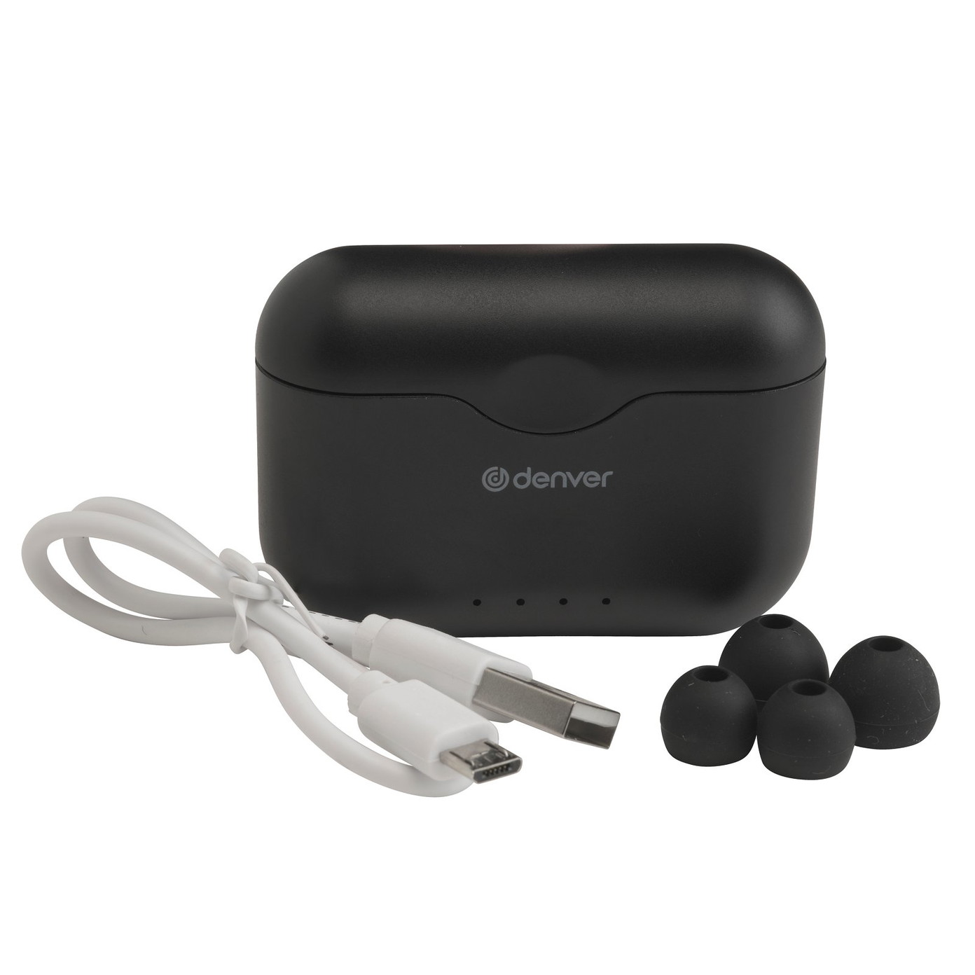 Belaidės ausinės Denver TWE-37 black-1