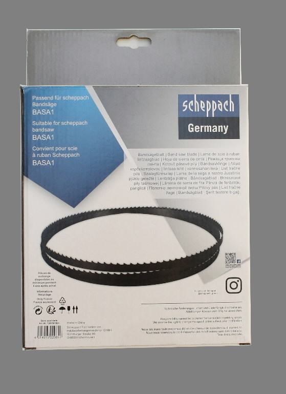 Pjovimo juosta Scheppach Basa 1 1490x10x0.36mm 14 TPI-0
