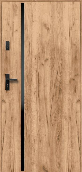 Išorės buto durys RADEX HEBE P55, Sonoma ąžuolo sp., 895 x 2063 mm, dešinė-0