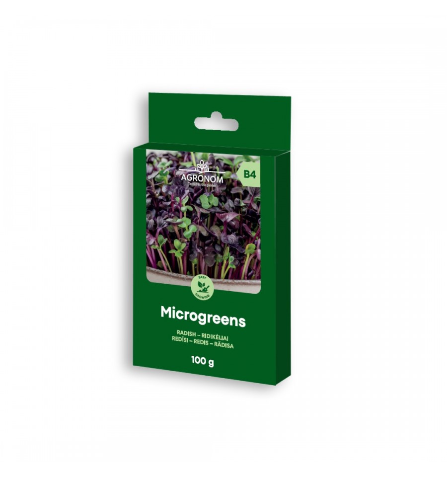 Ridikėlių mikrožalumynų sėklos, 100 g-0