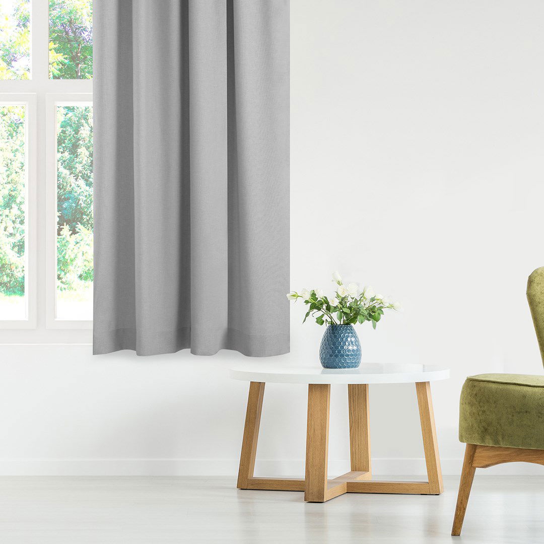 Naktinė užuolaida CARMENA  GREY PLEAT, 220x225 cm - 4
