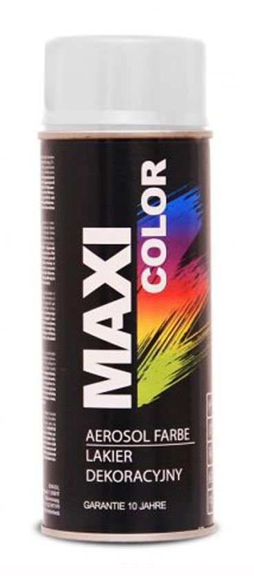 Purškiami dažai MAXI COLOR RAL9010, matiniai, baltos sp., 400 ml
