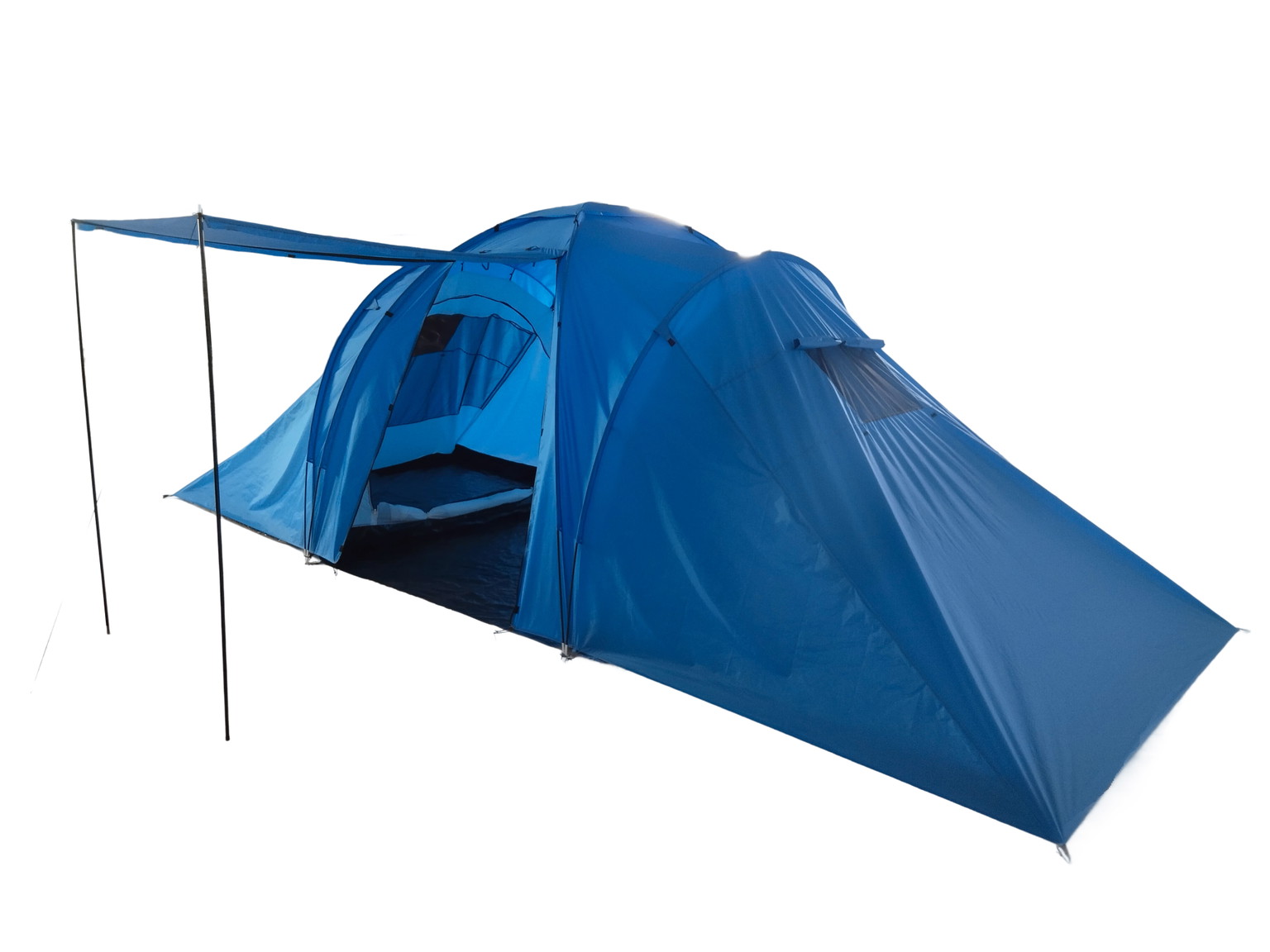 Keturvietė palapinė CAMP REST, 240 x 210 x 130 cm, mėlynos sp.-0