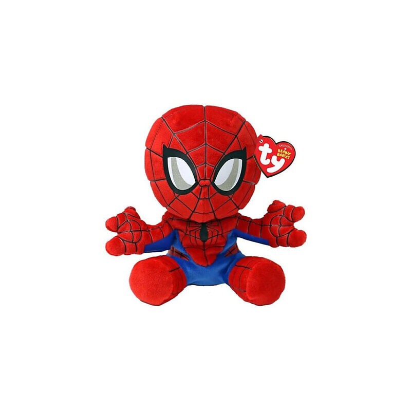 Pliušinis žaislas, TY SPIDER-MAN, raudonos sp., 15 cm-0
