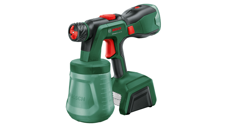 Akumuliatorinis dažų purkštuvas BOSCH UniversalSpray 18V-300, 18 V, 300 ml/min, be akumuliatoriaus-0