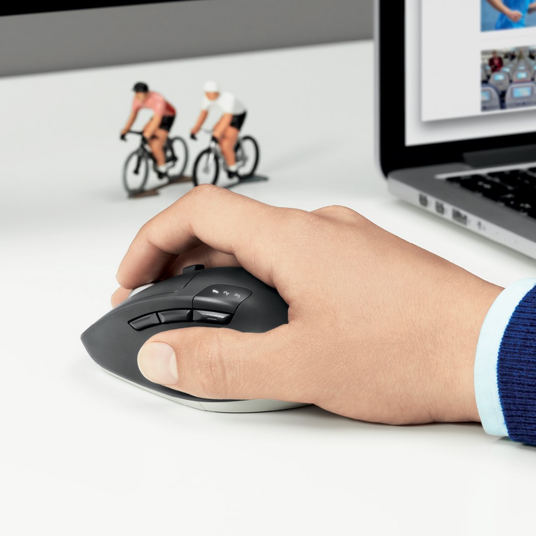 Kompiuterio pelė Logitech M720 bluetooth, juoda - 8